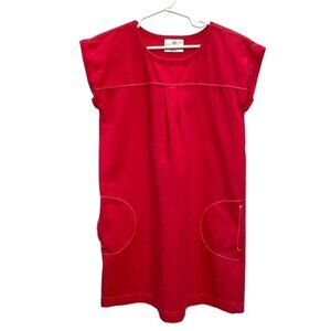 Hanna Andersson Girls Pink Short Sleeve 100% Cotton Dress Size 120 (US 6-7)